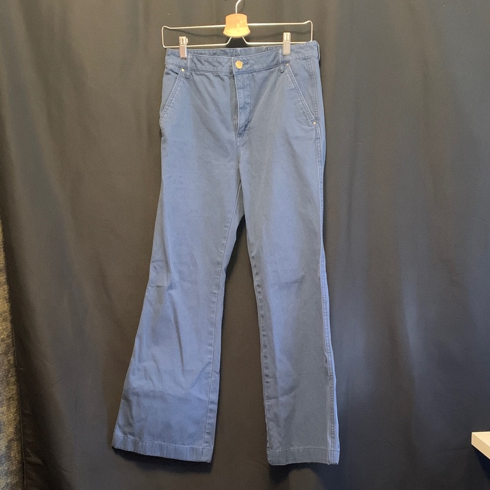 Tory Burch Blue Flare Leg Jeans